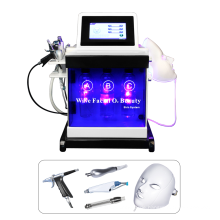 Tragbare Schwarzkopf -Vakuumsaugung natürliche Akne -Behandlungen Oxygen PDT Maske Gesichts Schönheit Hydra Dermabrasion Peeling Machine